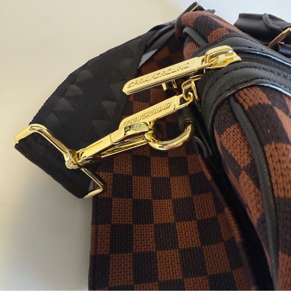 Sprayground Kyotoknit Sharks in Paris Mini Duffel - Picture 8 of 11